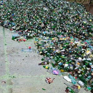Récupération du verre Aux Antilles-Guyane