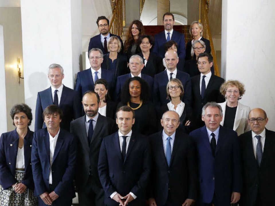 Photo de famille du gouvernement Macron !