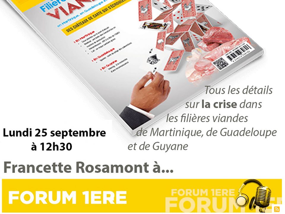 Francette Rosamont au Forum de Martinique 1ère