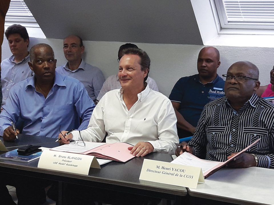 Accompagnement des entreprises : la CGSS Guadeloupe signe avec l’UDE-MEDEF