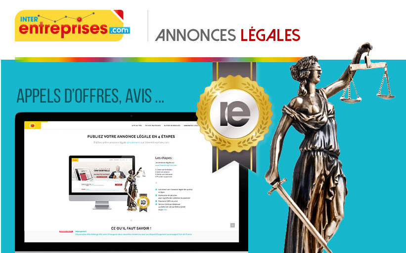 Interentreprises.com/annonces-legales est en ligne !