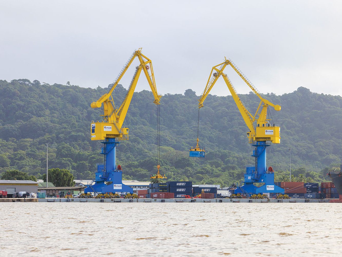 Le GPM de Guyane a ses nouvelles grues