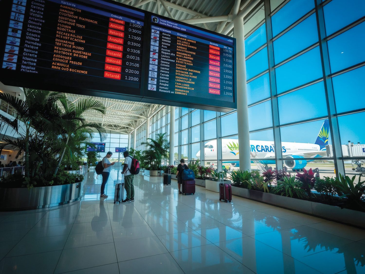Les aéroports des Antilles et de la Guyane retiennent leur souffle !
