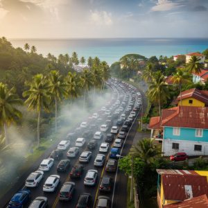 Mobilité en Martinique, en Guadeloupe et en Guyane : toujours trop la voiture !